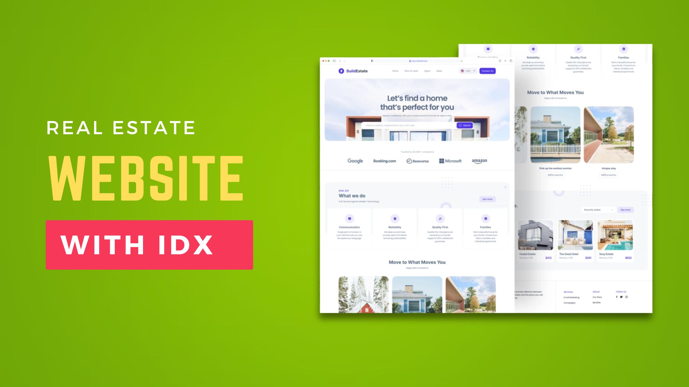 Real Estate Website with Idx